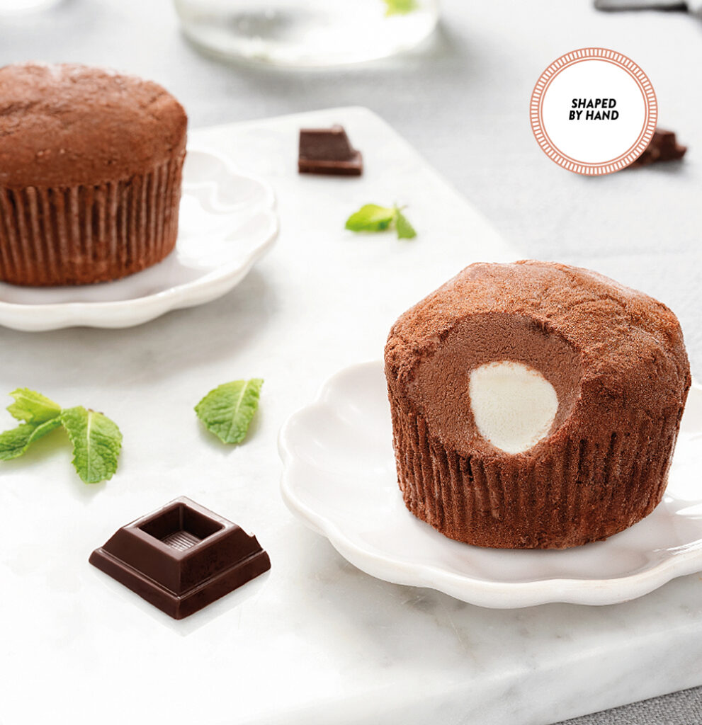 Chocolate & mint tartufo